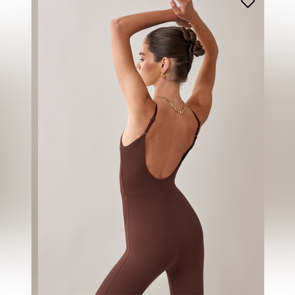 Reformation Black Emmy Ecostretch Jumpsuit